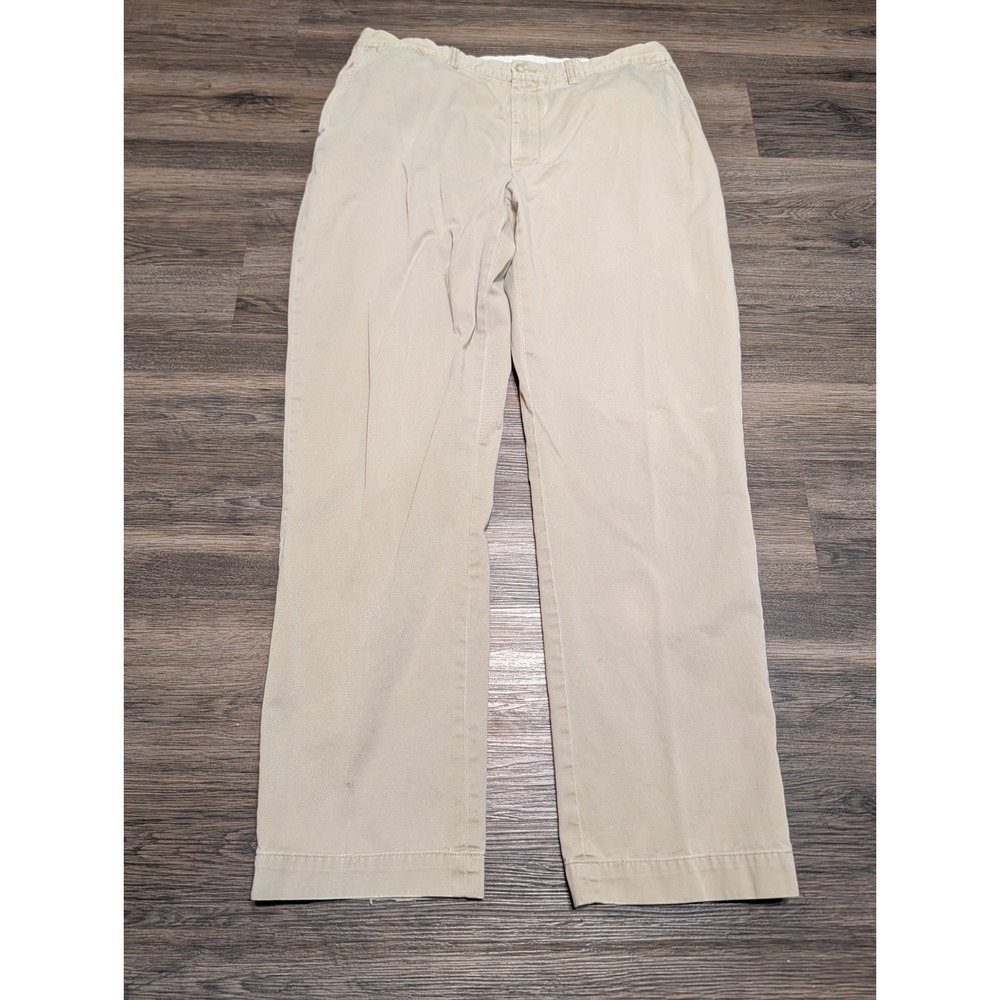 Polo Ralph Lauren Prospect Pant Mens 38x34 Khaki Beige Cotton Twill Chinos